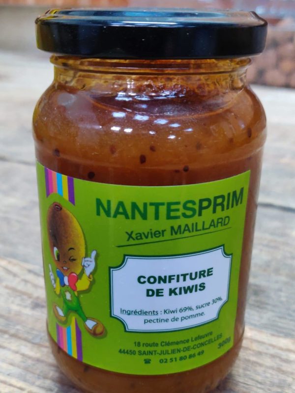 confiture de kiwis jaunes