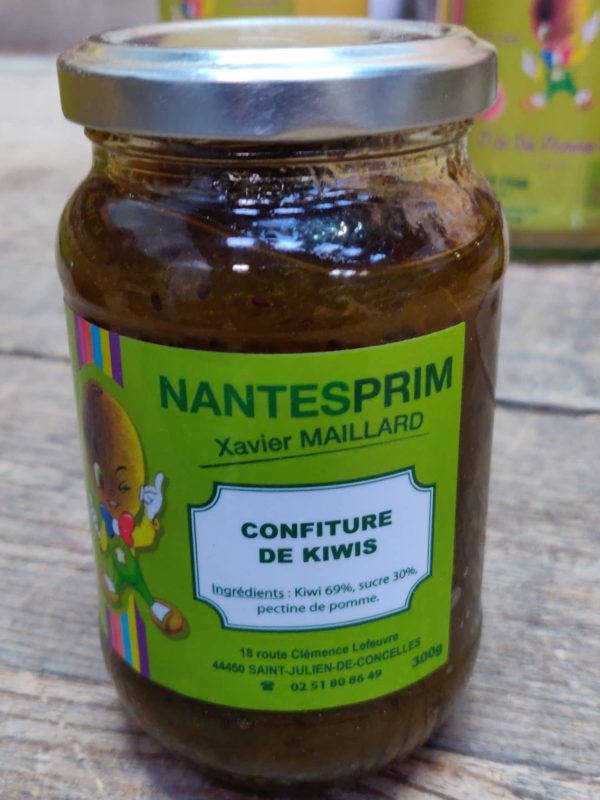 confiture de kiwis verts